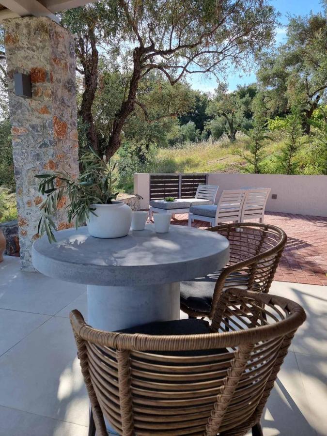 Stone Build Suite With Private Pool Kolios Eksteriør bilde