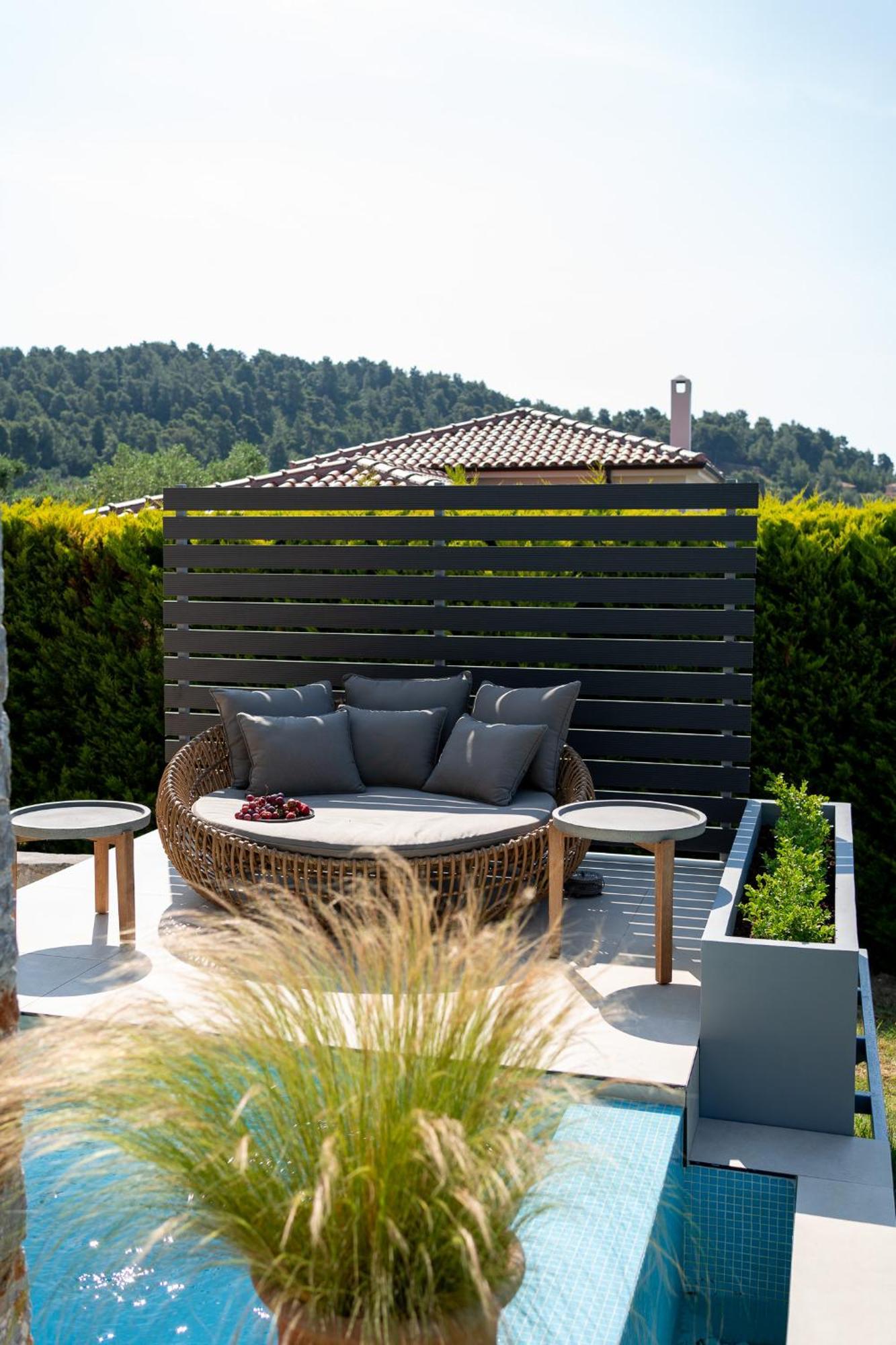 Stone Build Suite With Private Pool Kolios Eksteriør bilde